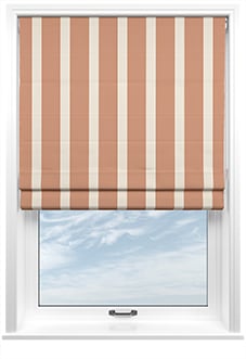 The British Stripe Co. Henry, Polzeath No.2 - Roman Blind